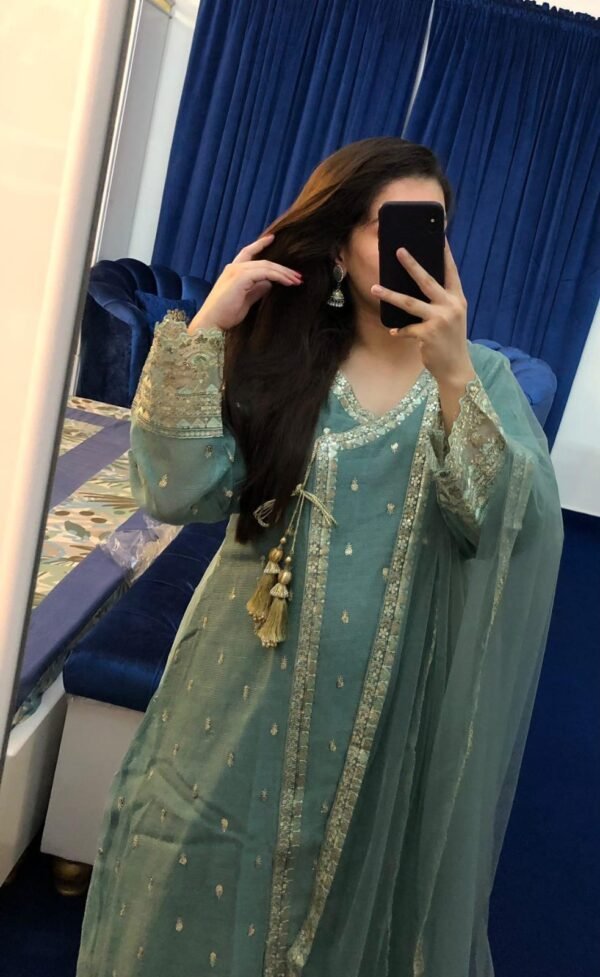 Khaadi Net Angrakha 3Pc Set