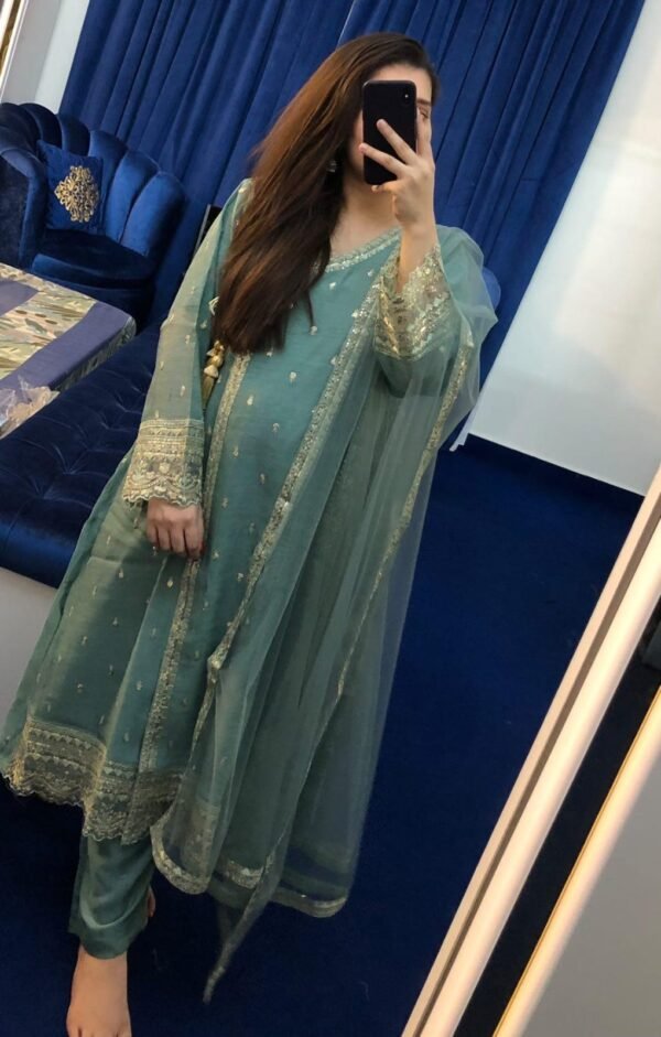 Khaadi Net Angrakha 3Pc Set