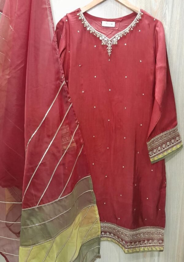 2pc Shirt Dupatta (irf r/silk )