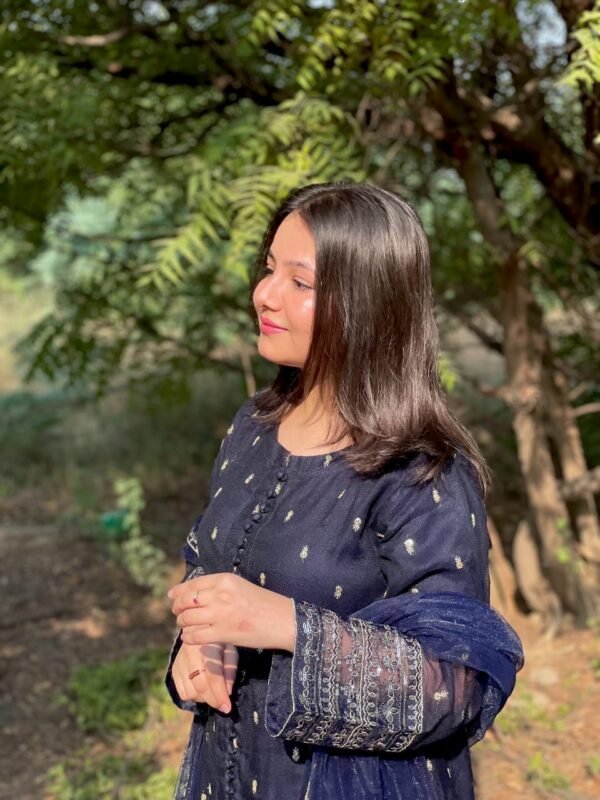 Khaadi Net A-Line Frock 3PC Set