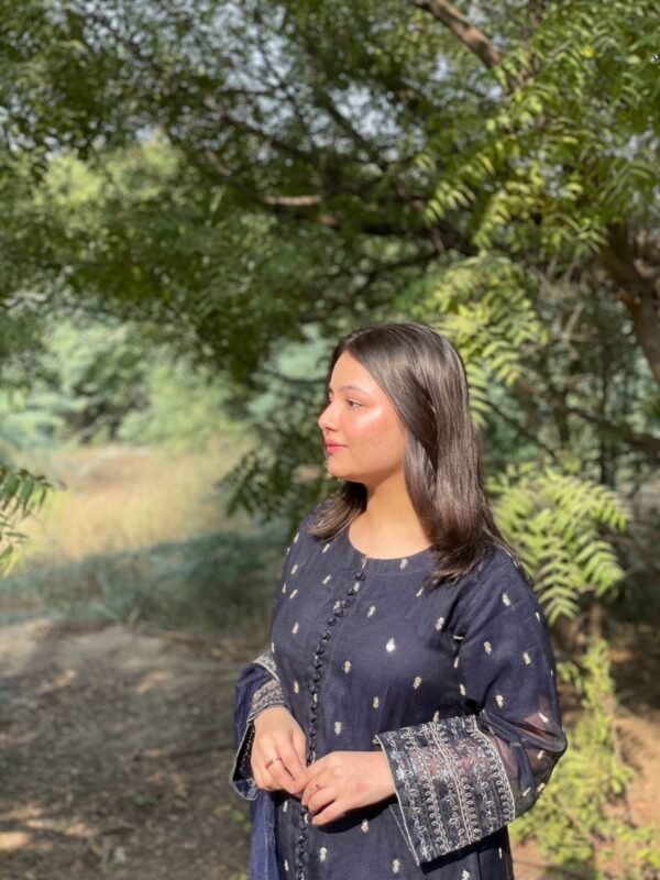 Khaadi Net A-Line Frock 3PC Set