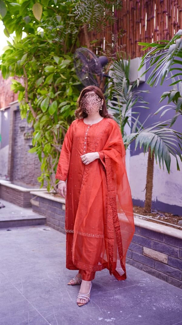 Raw Silk  Collection Semi Formal 3pc Set
