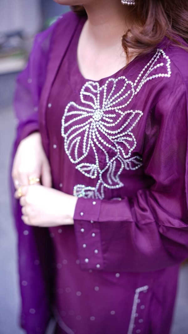 Raw Silk  Collection Semi Formal 3pc Set.