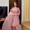 WhatsApp Image 2026-03-04 at 7.15.15 PM Raw Silk Hand Embroidered Co-Ordinate Set.